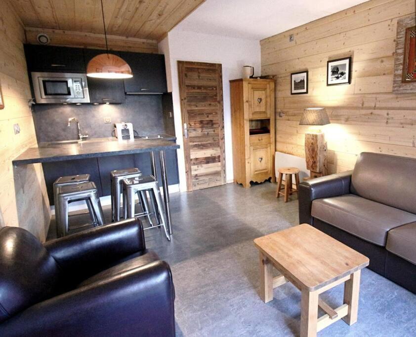 Studio Avec Coin Montagne Au Pied Des Pistes Megève Eksteriør billede